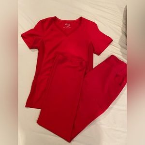 Cherokee iFlex Red Scrub set